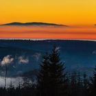 Sonnenuntergang über dem Rothaargebirge