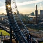 Sonnenuntergang über dem Ruhrgebiet