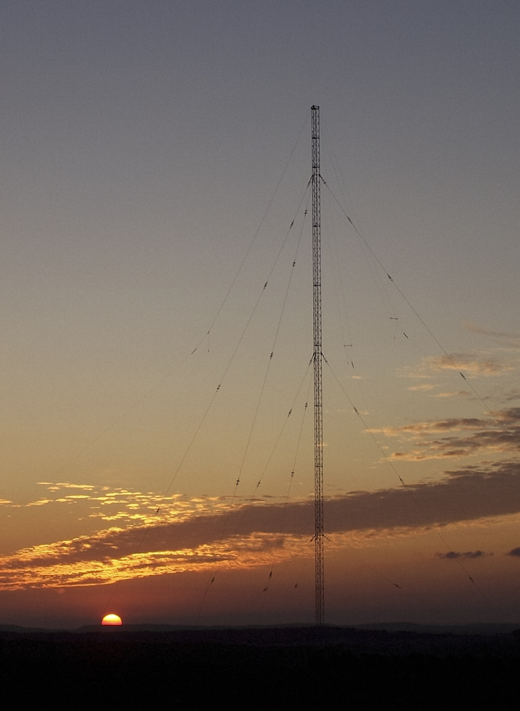 Sonnenuntergang über dem Saargau