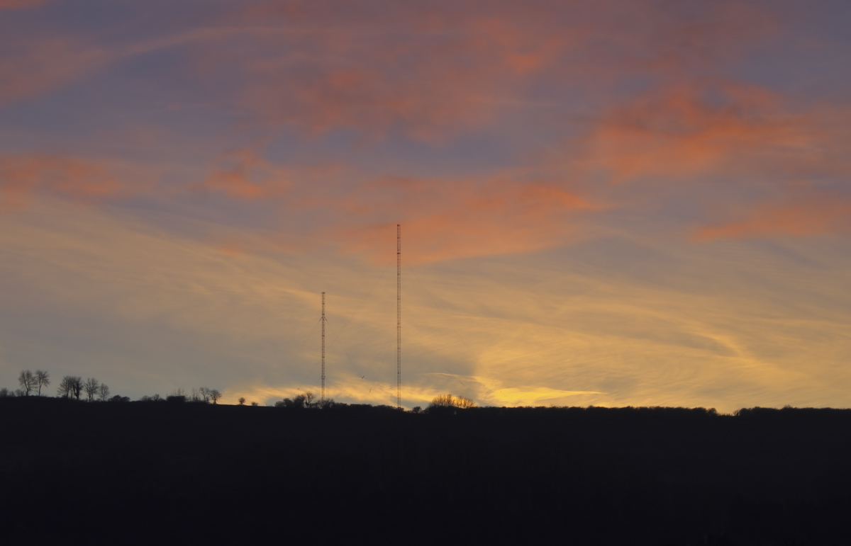 Sonnenuntergang über dem Saargau II