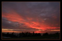 Sonnenuntergang über dem Schwarzwald