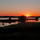 Sonnenuntergang über dem Tauerwiesenteich