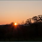 Sonnenuntergang über dem Taunus