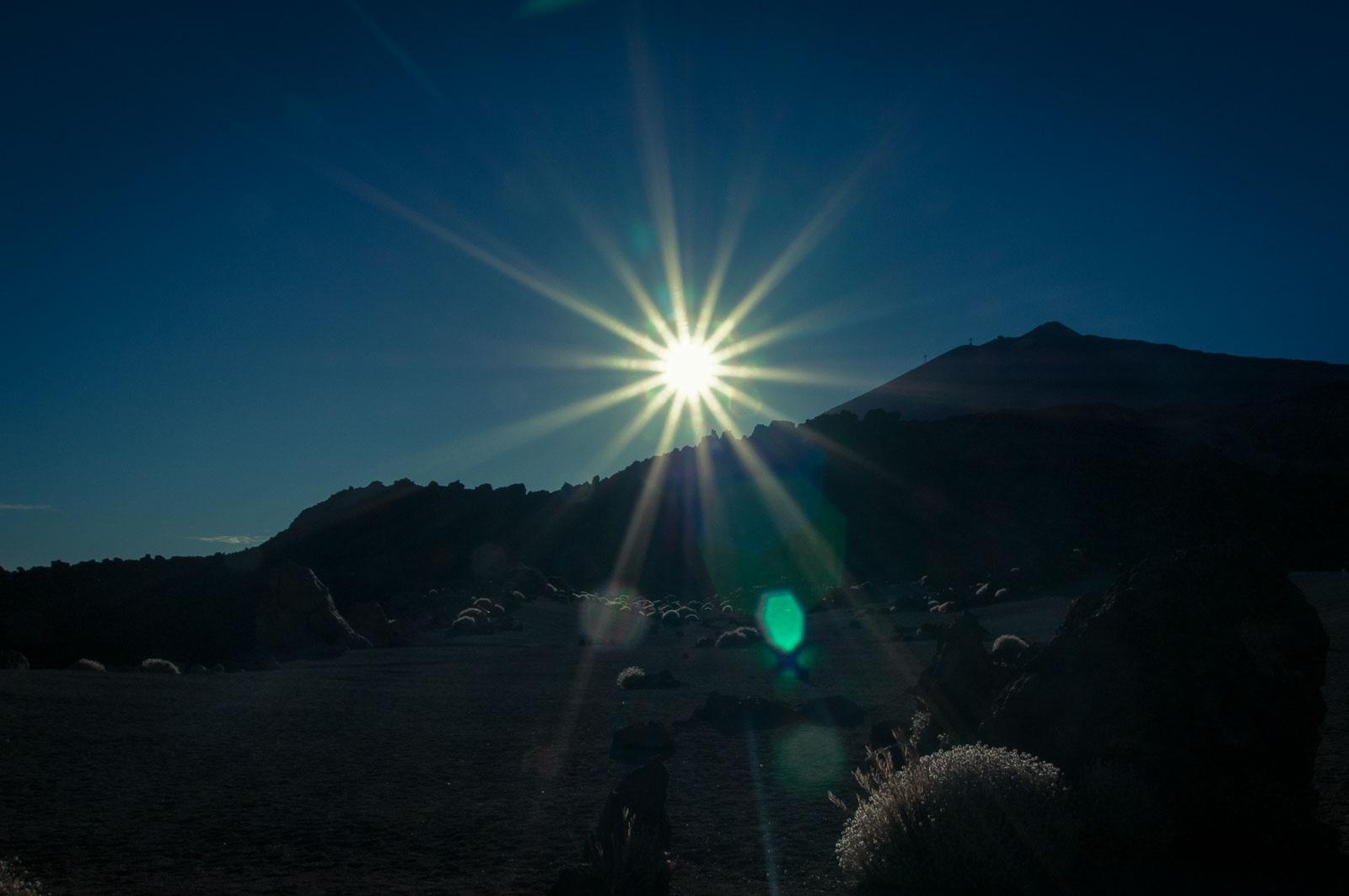 Sonnenuntergang über dem Teide