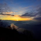 Sonnenuntergang über dem Tessin