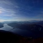 Sonnenuntergang über dem Tessin