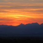 Sonnenuntergang über dem Tramuntana-Gebirge