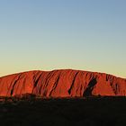 Sonnenuntergang über dem Uluru