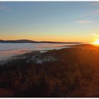 Sonnenuntergang über dem Waldstein