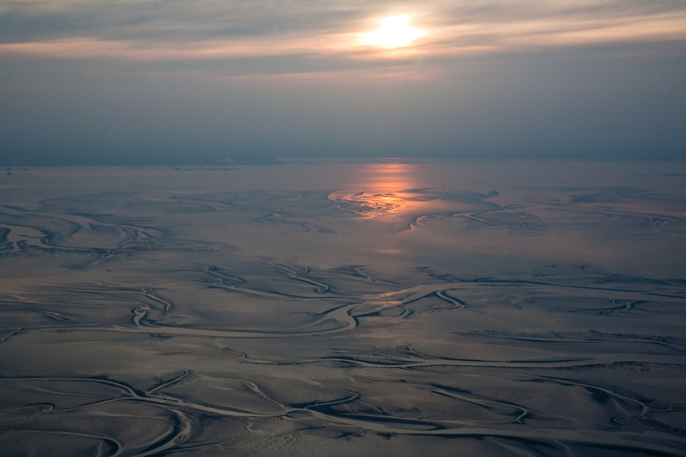 Sonnenuntergang über dem Watt