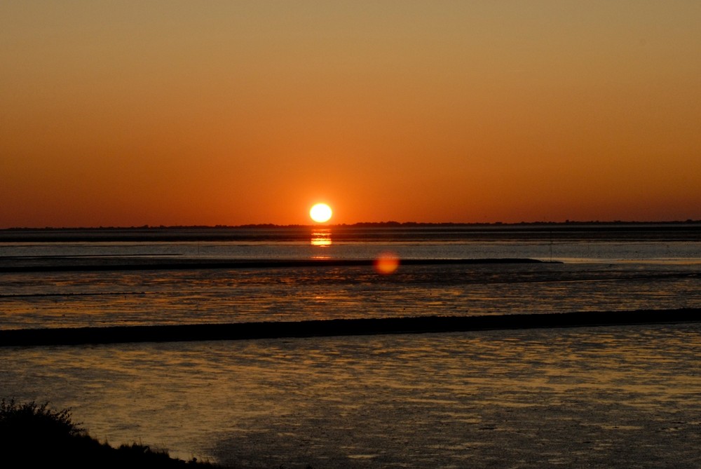 Sonnenuntergang über dem Watt