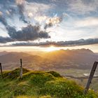 Sonnenuntergang über dem wilden Kaiser