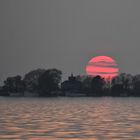 Sonnenuntergang Über Dem Wilhelmstein