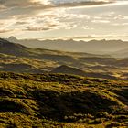 Sonnenuntergang über den Bergen bei Ridgway, Colorado