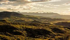 Sonnenuntergang über den Bergen bei Ridgway, Colorado