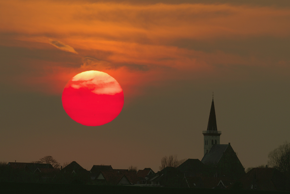 Sonnenuntergang über Den Hoorn ( Texel ) I