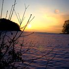 Sonnenuntergang über den Ruhrhöhen