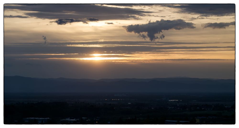 Sonnenuntergang über den Vogesen 4