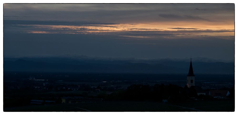 Sonnenuntergang über den Vogesen 5