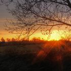 Sonnenuntergang über der Bergkirche