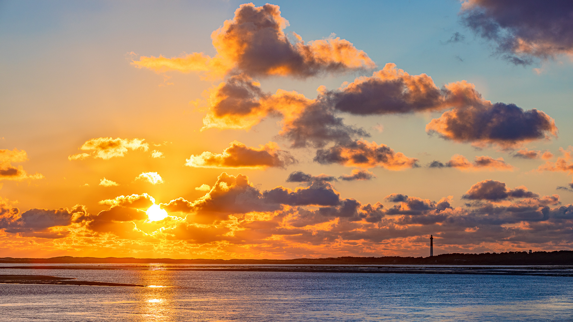 Sonnenuntergang über der Bonne Anse