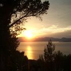 Sonnenuntergang über der Bucht von Pollensa