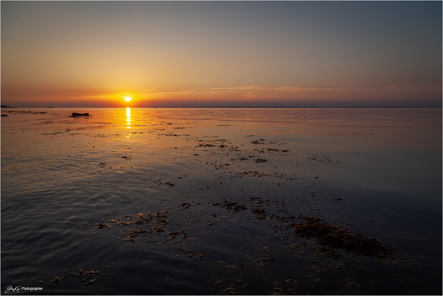 Sonnenuntergang über der Eckernförder Bucht