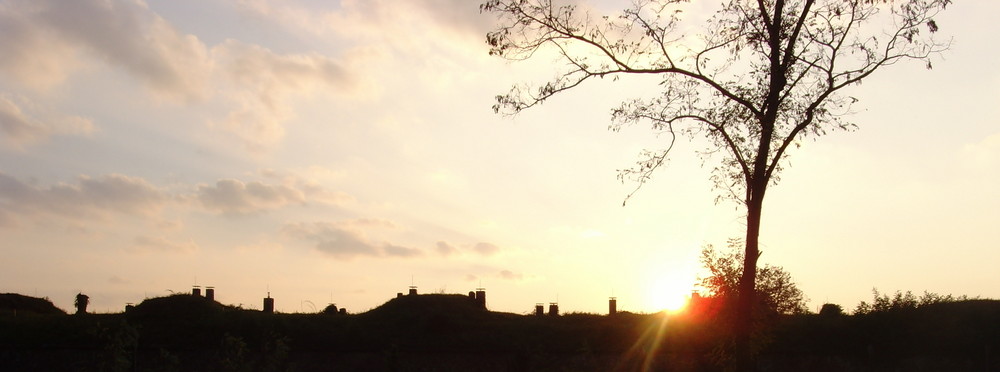 Sonnenuntergang über der Festung