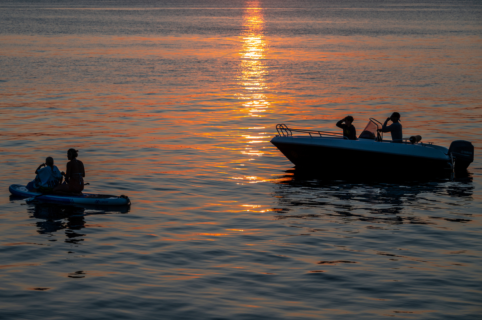 Sonnenuntergang über der Förde