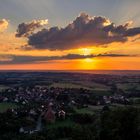 Sonnenuntergang über der Fränkischen