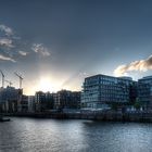 Sonnenuntergang über der Hafencity