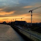 Sonnenuntergang über der Hafencity