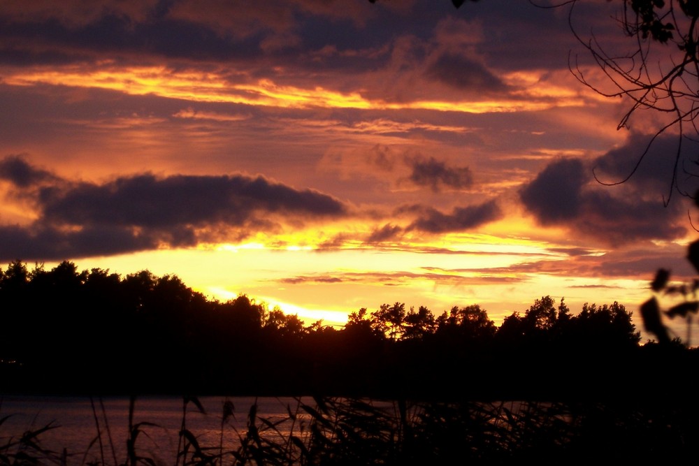 Sonnenuntergang über der Havel