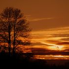 Sonnenuntergang über der Heimbachsiedlung