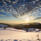 Sonnenuntergang über der Hohen Möhr