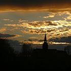 Sonnenuntergang über der Klosterkirche