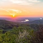 Sonnenuntergang über der Köln-Bonner-Bucht