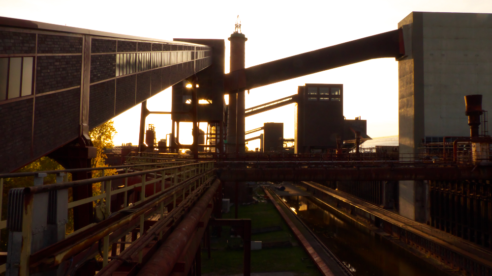 Sonnenuntergang über der Kokerei Zollverein 