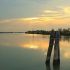 Sonnenuntergang über der Lagune Venedigs