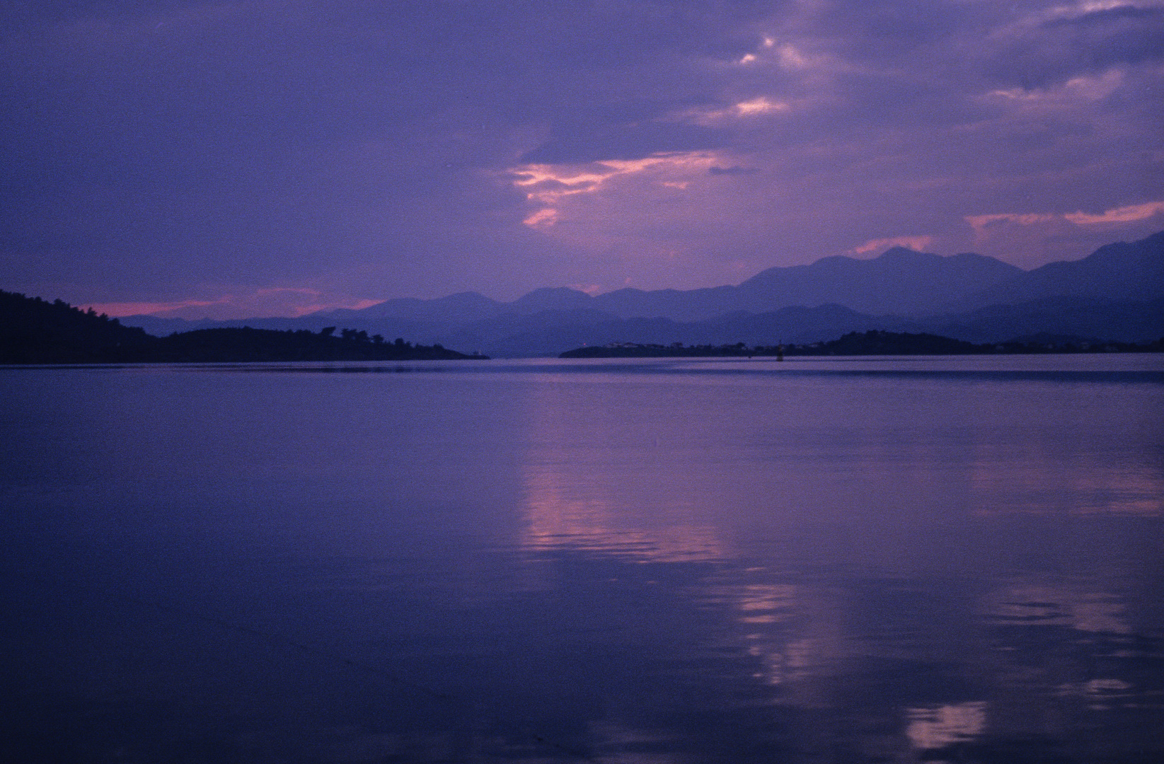 Sonnenuntergang über der Lagune von Fethiye