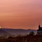 Sonnenuntergang über der Mainschleife