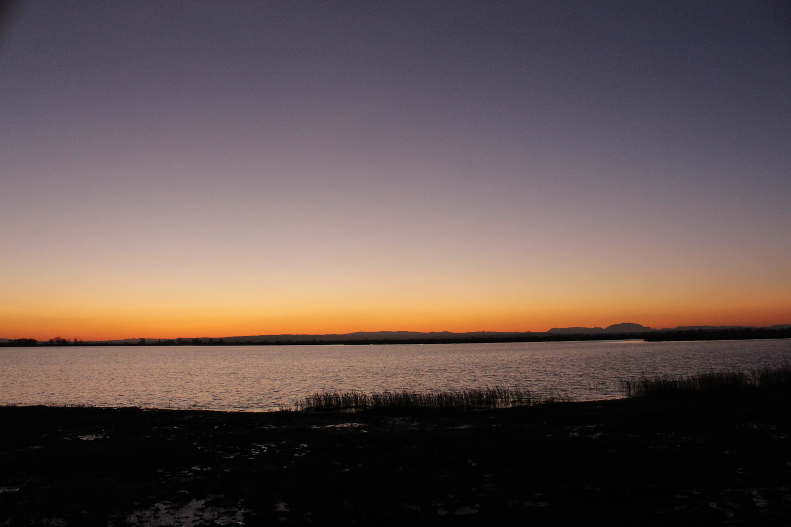 Sonnenuntergang über der Martenhoflacke