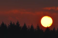 Sonnenuntergang über der Nordeifel