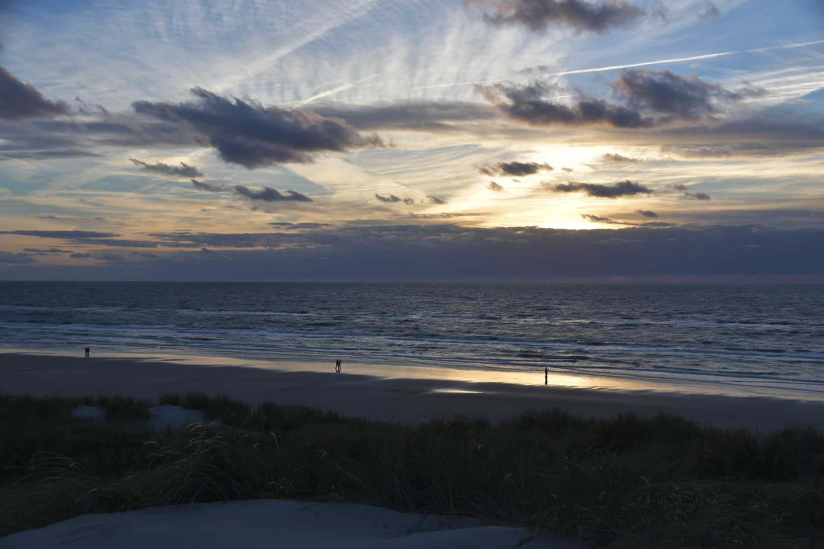 Sonnenuntergang über der Nordsee