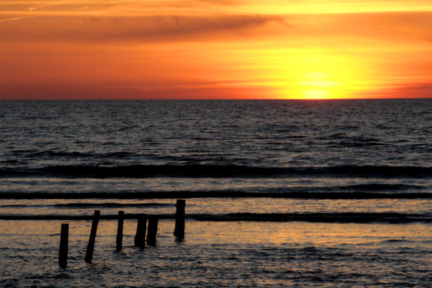 Sonnenuntergang über der Nordsee 2