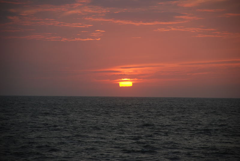 Sonnenuntergang über der Nordsee