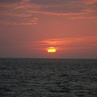 Sonnenuntergang über der Nordsee