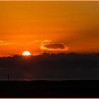 Sonnenuntergang über der Nordsee