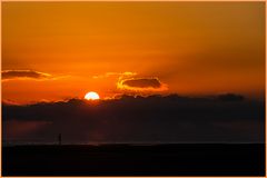 Sonnenuntergang über der Nordsee