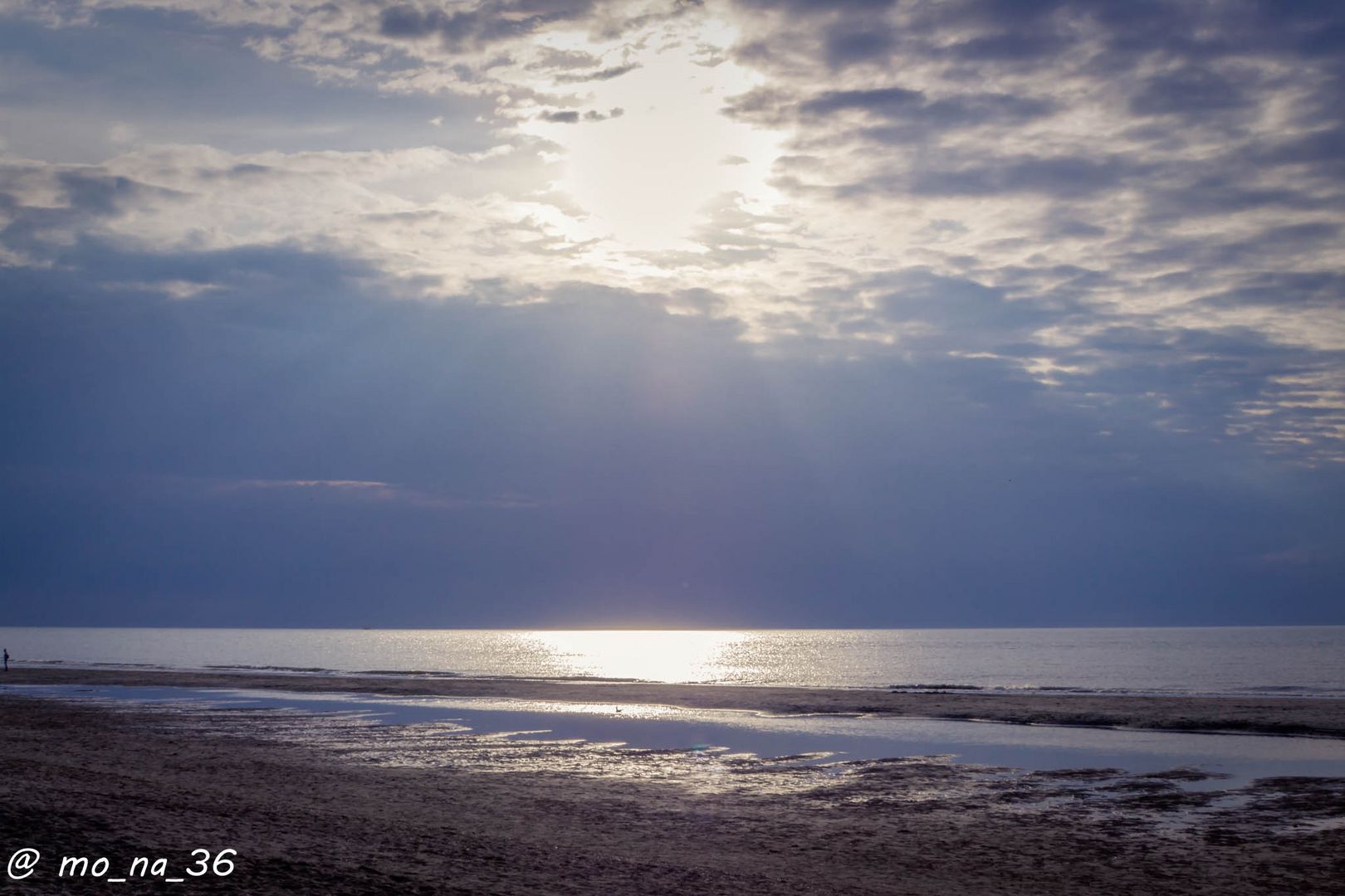 Sonnenuntergang über der Nordsee